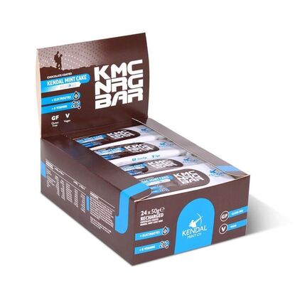 Picture of Kendal Mint Co NRG Bar Recharged - Chocolate Coated (50g x 24)