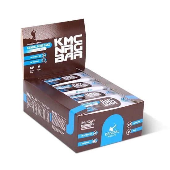 Picture of Kendal Mint Co NRG Bar Recharged - Chocolate Coated (50g x 24)