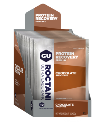 Picture of GU Roctane Protein Recovery Drink Sachets - Box of 10 Serve Single Sachets