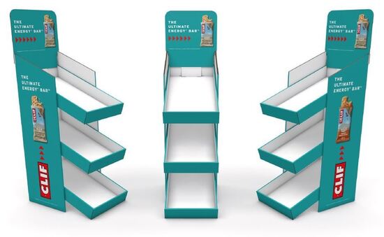 Picture of Clif Counter Stand: 3 Display Boxes