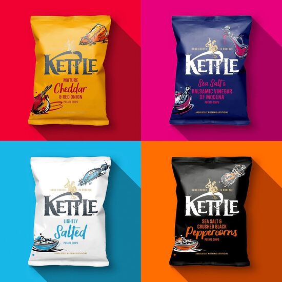 Picture of Kettle Vegetarian Potato Crisps (18 x 40g)