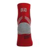 Picture of Absolute 360: Performance Running Socks: Quarter: Red / Grey