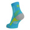 Picture of Absolute 360: Performance Running Socks: Quarter: Turquoise / Lime