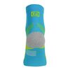 Picture of Absolute 360: Performance Running Socks: Quarter: Turquoise / Lime