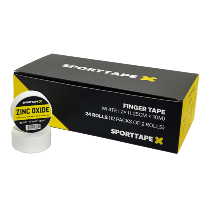 Picture of Zinc Oxide Finger Tape - 24 Roll Box (1.25cm x 10m)