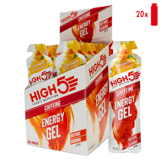 Picture of High 5 Energy Gel + Caffeine - 20 Pack