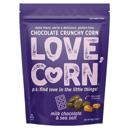 Picture of Love Corn: Chocolate Crunchy Corn (6 x 90g)