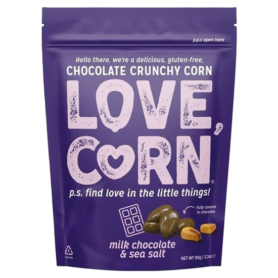 Picture of Love Corn: Chocolate Crunchy Corn (6 x 90g)