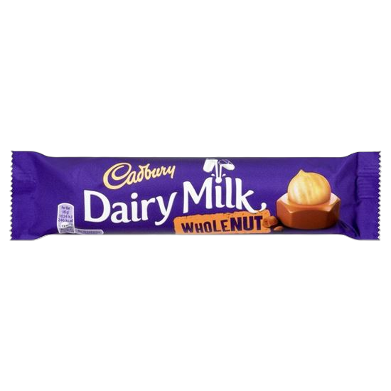 Picture of Cadbury Dairy Milk Whole Nut Chocolate Bar (48 x 45g)