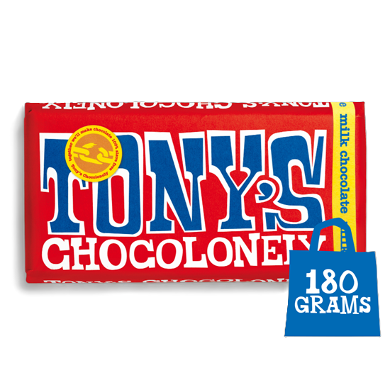 Picture of Tony's Chocolonely Large Bar (15 x 180g Bars)