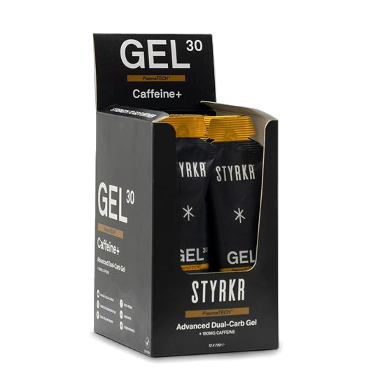 Picture of OUT OF STOCK UNTIL END SEPT - STYRKR GEL30 Caffeine Dual-Carb Energy Gel (12 x 60ml)