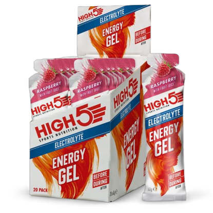 Picture of NEW: High 5 Electrolyte Energy Gel - (20 x 60g Gel)