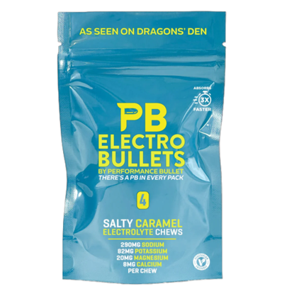 Picture of Caffeine Bullet: Salty Caramel Electro Bullet (20 packs of 4 chews)