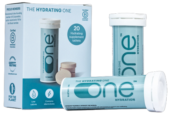 Picture of One Water The Hydrating One - 20 Effervescent Electrolye Tablets (2 x 10)