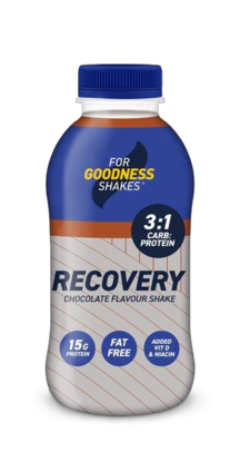 Picture of NEW FORMAT: For Goodness Shakes RTD - Sports Recovery Shake - 435ml x 8 bottles (17g Protein)