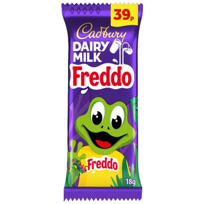 Picture of Cadbury Dairy Milk Freddo Bars (60 Bars x 18g) 39p Price Marked