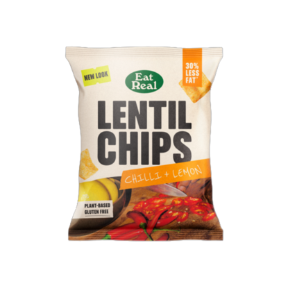 Picture of Eat Real: Lentil Chips NEW BOX SIZE (18 X 40g)