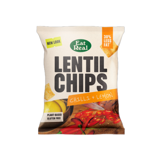 Picture of Eat Real: Lentil Chips NEW BOX SIZE (18 X 40g)