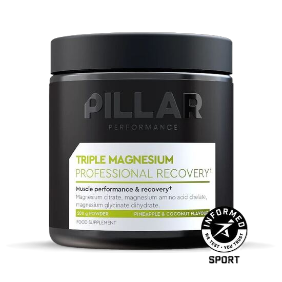 Picture of PILLAR Performance: TRIPLE MAGNESIUM (200g Powder / 50 serves) Glass Jar