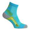 Picture of Absolute 360: Performance Running Socks: Quarter: Turquoise / Lime