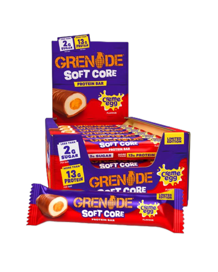 Picture of NEW: Grenade Soft Core Creme Egg ( 18 x 45g  )