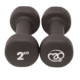 Picture of Mad Fitness: Black Neoprene 2 KG Dumbbells (Pair) (FDBELLBLK2)