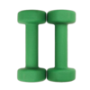 Picture of Mad Fitness: Green Neoprene 1.5 KG Dumbbells (Pair) (FDBELL1HALF)