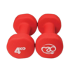 Picture of Mad Fitness: Red Neoprene 4 KG Dumbbells (Pair) (FDBELL4)