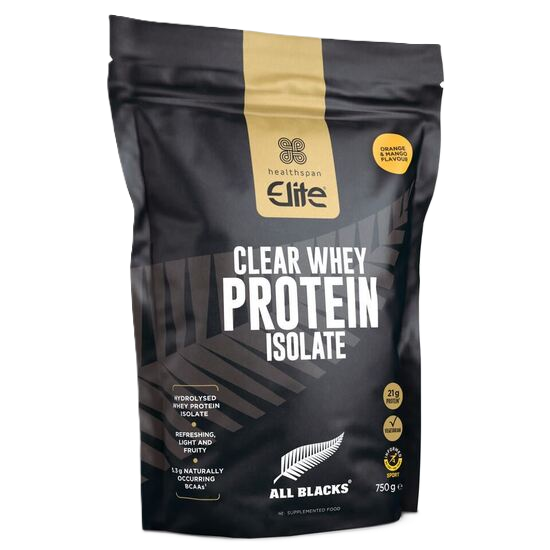 Picture of Healthspan Elite: All Blacks Clear Whey Protein Isolate (750g)