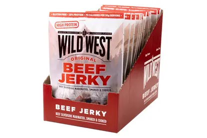 Picture of Wild West Beef Jerky (12 x 25g Packs)