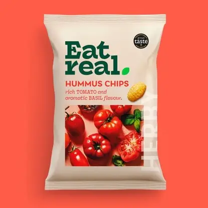 Picture of Eat Real: Hummus Chips NEW BOX SIZE (18 X 45g)