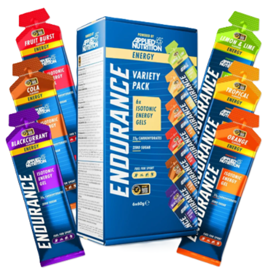 Picture of Applied Nutrition: Isotonic Energy Gels Variety Pack (Box of 6 Gels)